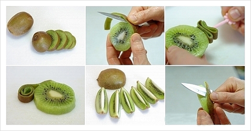 Cách bổ quả kiwi