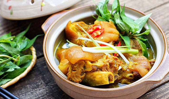 Cách nấu chân giò giả cầy ngon đúng điệu